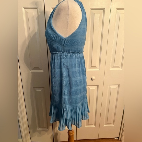 NWT REBECCA TAYLOR Pleated Voile Short Dress. Size Small - Picture 8 of 11